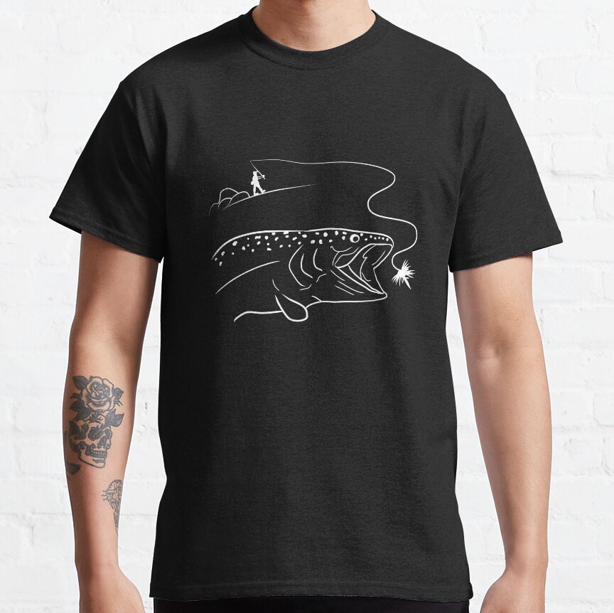 Fishing Equipment Fly - Camiseta masculina de manga curta, camiseta