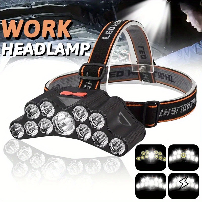 Fishing Headlamp - 11 led farol de luz forte