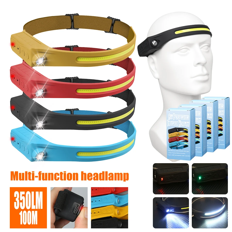 Farol recarregável 350 lúmen s - Fishing Headlamp avaliação e preço