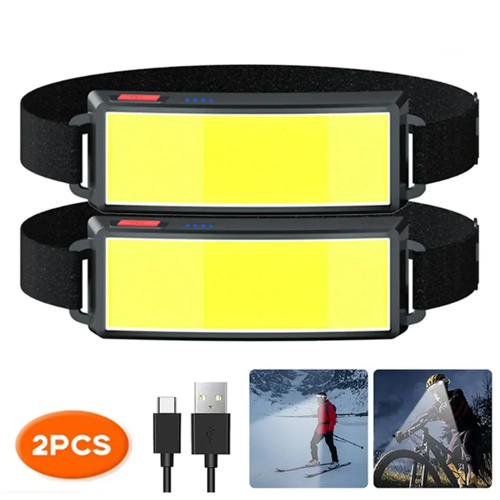 Faróis LED Portáteis COB para  - Fishing Headlamp avaliação e preço