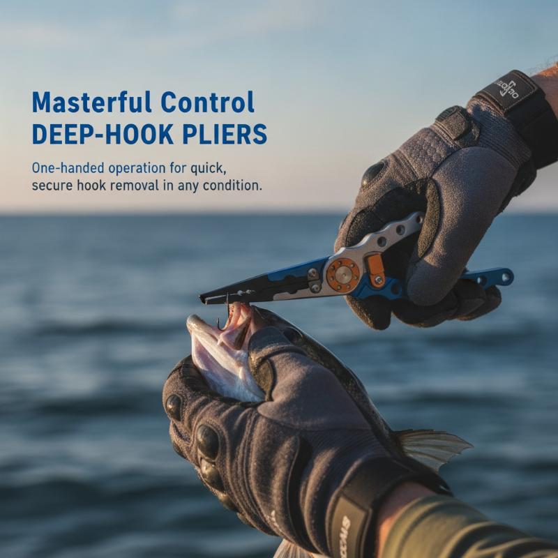Alicate de Pesca em Liga de Al - Fishing Rod Glove avaliação e preço