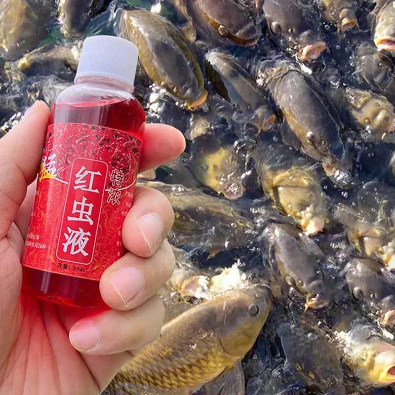 60ml líquido sangue verme perf - Fishing Equipment For Sale avaliação e preço