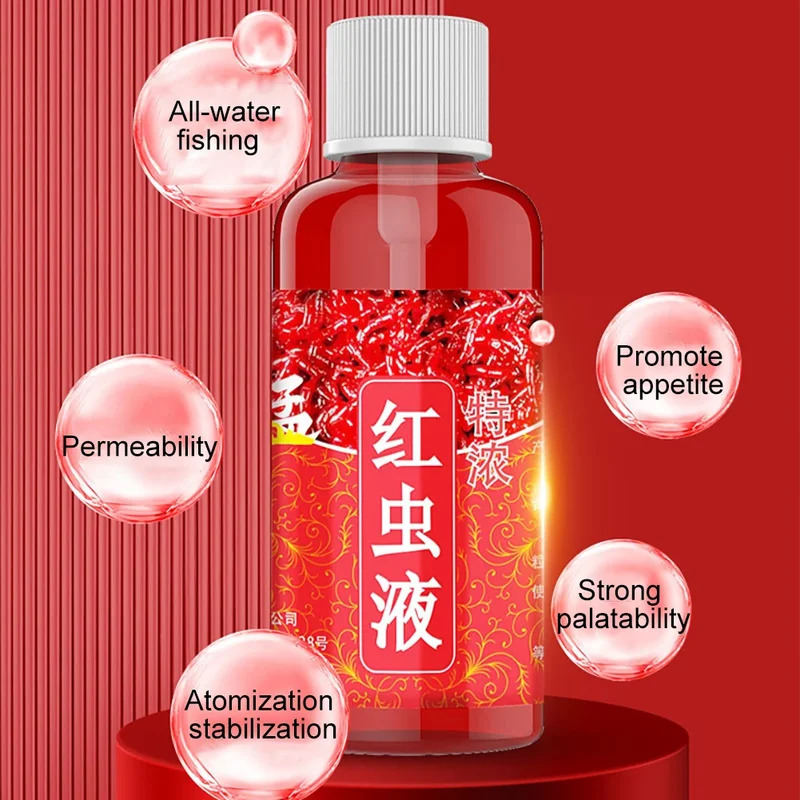 60ml líquido sangue verme perf - Fishing Equipment For Sale avaliação e preço