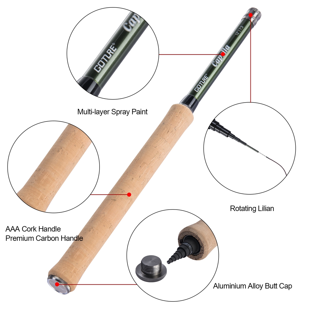 Goture tenkara vara de pesca c - Fishing Equipment Fly avaliação e preço