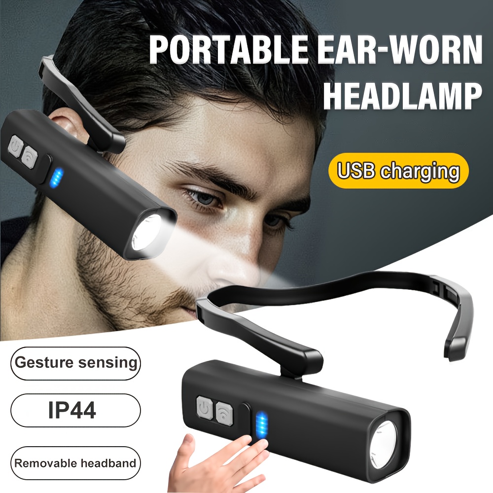 Farol com clipe de orelha 2025 - Fishing Headlamp avaliação e preço